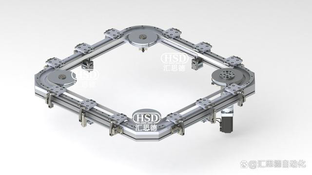 方形导轨循环运送线结构及应用案例(图1)